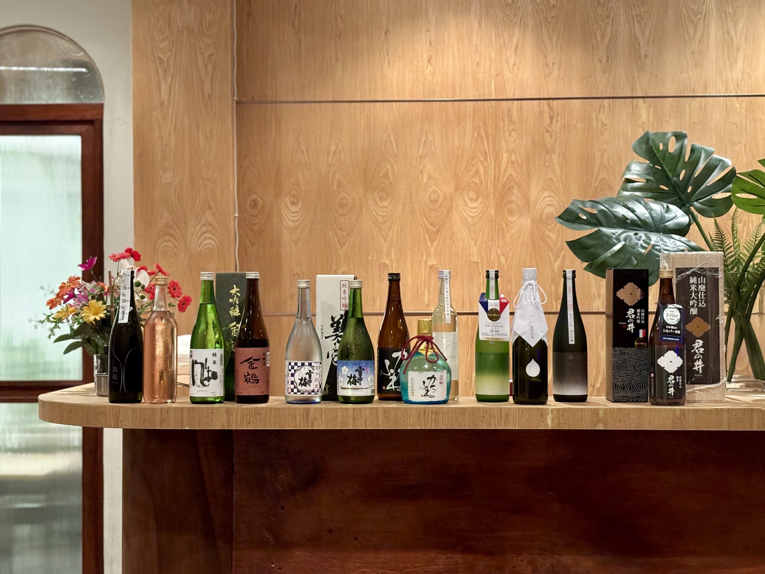 品酒会一共呈现来自新潟的17瓶清酒。（摄影：叶蓬玲）